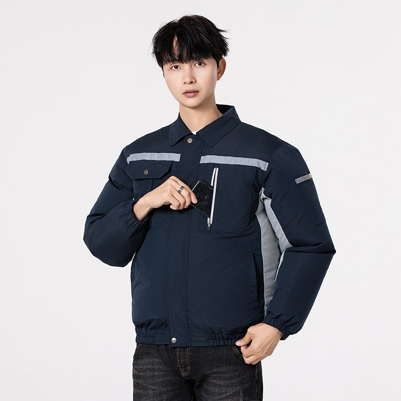 Summer Cooling Air-Conditioned Clothing For Men And Women With Fans, Construction Site Labor Protection Workwear Uniforms, Refrigeration Work Clothes - Image 5